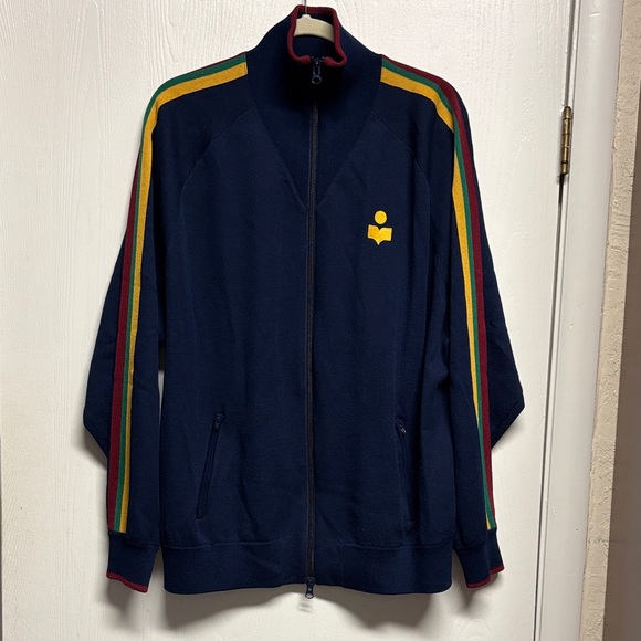 Isabel Marant Navy and Cream Jacket - Picture 1 of 12